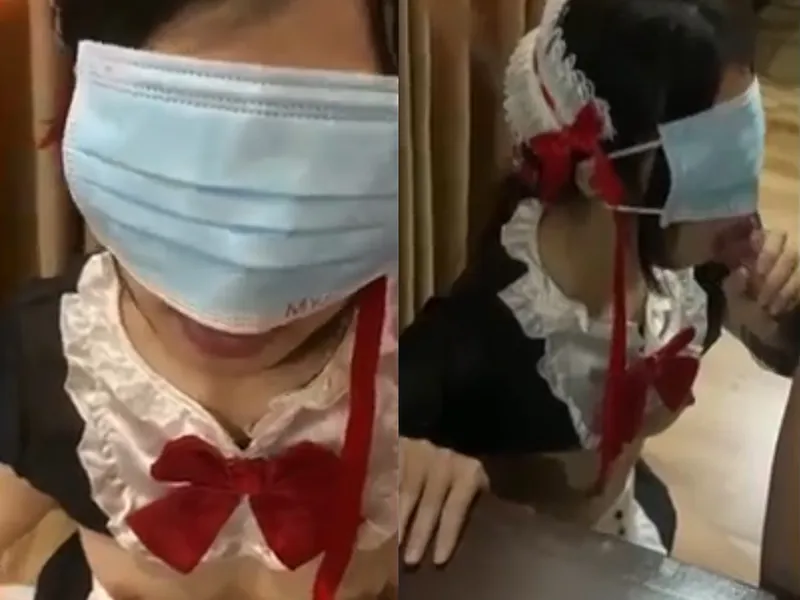 Em ghệ việt dâm cosplay nô lệ liếm bú con buồi điêu luyện